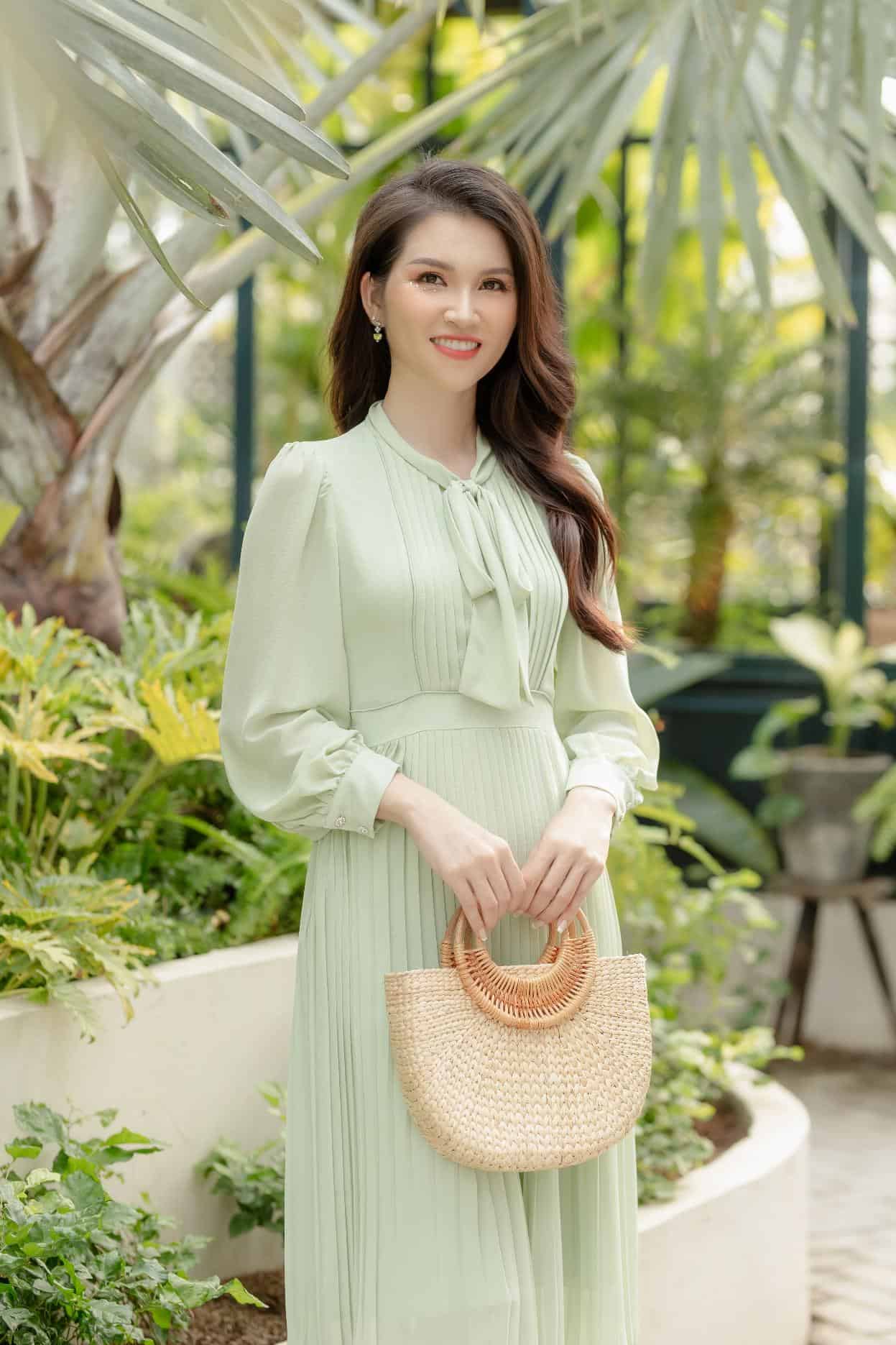 Đầm Trung Niên Chiffon DD1S0114